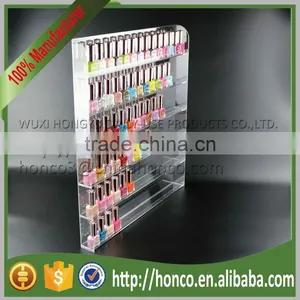 6 Tiers Wall Hanging Nail Polish Cosmetics Use Acrylic Display Rack,Clear Colour thumbnail-2