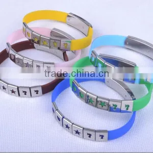 Silicone Metal Bracelet thumbnail-1