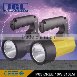 Emergency IP68 Searchlight Rechargeable Diving Lantern Handheld Spotlight Cree Led 10W Torch thumbnail-1