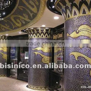 Decorative Art Glass Column thumbnail-1