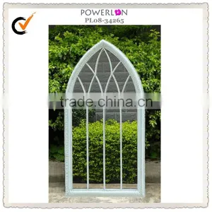 2015 Vintage Outdoor Decorative Iron Mirror Wall thumbnail-1