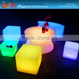 Outdoor Led Stool/ Glowing Storage Container/color Chaning Outdoor Planter/light up Cube/ Led Book Shelf thumbnail-4