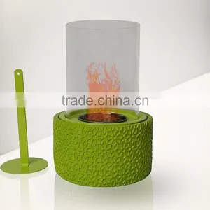 Green Stone Fireplace,table Fireplace,round Fireplace thumbnail-1