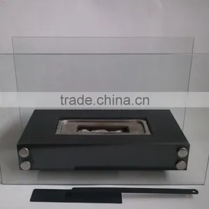 Iron Sheet Metal Bio Fireplace With Stainless Steel Box Burner thumbnail-1