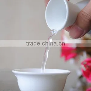 Haonai Wholesale Bamboo Decal High-temperature Ceramics Porcelain Flagon Wine Set thumbnail-5