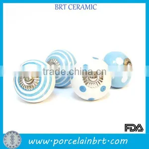 Natural Light Blue Different Ceramic Knobs thumbnail-1