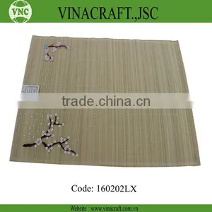 Eco-Friendly Natural Bamboo Bath Mat Bamboo Table Mats thumbnail-1