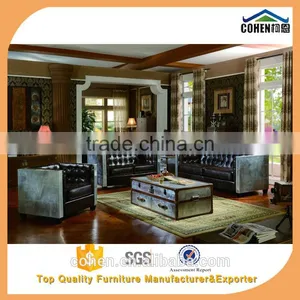 Modern Design High Cost-effective Aluminium Aviator Coffee Table Foshan Factory Direct Sale thumbnail-3