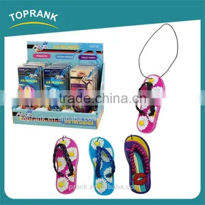 TOPRANK AUTO GEL AIR FRESHENER BEACH SLIPPER DESIGN HANGING CAR AIR FRESHENER thumbnail-1