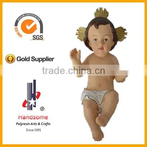 8 Inch Catholic Religious Polyresin Baby Jesus Figurine thumbnail-3