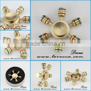 Wholesale Fingers Spinner Brass Toys Copper Brass Fidget Hand Spinner thumbnail-1