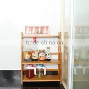 Kitchen Bamboo Rack Rack Set for Spices, Bamboo Rack Set thumbnail-3