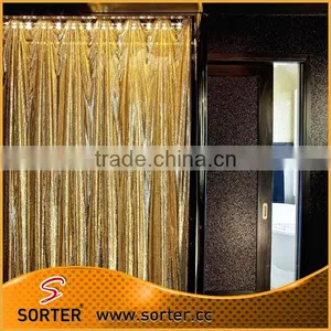 New Design Cheap Sequin Fabric Decorative Wholesale Window Curtains thumbnail-2