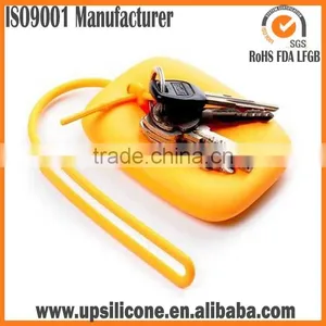 Wholesale the Newest Fashion Cheap Silicone Bag for Key and Card Silicone Key Pouch thumbnail-4