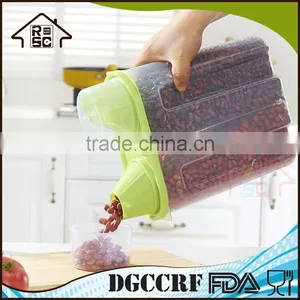 NBRSC Plastic Kitchen Airtight Food Cereal Storage Dispenser Rice Container Box Holder thumbnail-4
