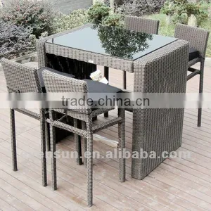 Rattan Bistro Set thumbnail-1