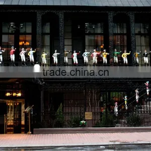 Wholesale Modern Garden Sculpture Resin Crafts Lawn Jockey Statue for Sale thumbnail-1