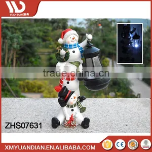 China Personalized Christmas Ornaments Solar Light 2017 Led Christmas Snow Lantern thumbnail-1