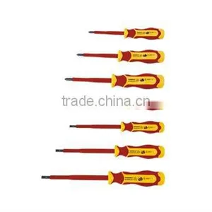 7PCS TEFLON ANTI HIGH-VOLTAGE INSULATED ELECTRICIAN SCREWDRIVER thumbnail-1