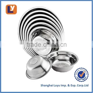 Hot Sale Round Stainless Steel Dinner Soup Plate thumbnail-3