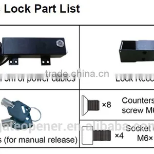 Automatic Electric Gate Lock For Sliding Gates thumbnail-2