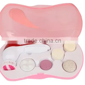 6 in 1 Face Facial Cleansing Brush Spa Skin Care Massage Cleaner thumbnail-4