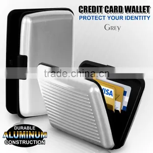 Aluminium Metal Pocket Business Credit Card Wallet Holder Case Box thumbnail-4