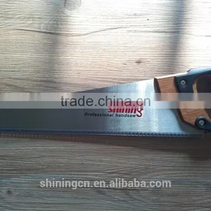 450mm Hand Saw With Wood and Rubber Handle/ Hot Selling Hand Saw thumbnail-1