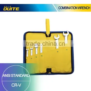 6 Pcs ANSI CR-V Combination Wrench Set ,6 Pcs Metric Combination Wrench Set,6 Pcs Anti-rust Combination Wrench Set thumbnail-1