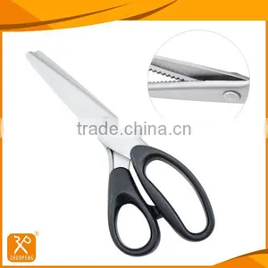 7" FDA Stainless Steel Professional Zigzag Lace Cutting Scissors thumbnail-1