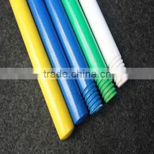Blue Straight Varnished Wooden Broom Handle thumbnail-1