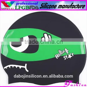 Latex Swim Caps Custom Print Swim Cap Waterproof Swimming Caps Latex thumbnail-1