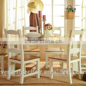 Low Price Elgant China Factory Round Tables Solid Wood Dining Table Sets thumbnail-2