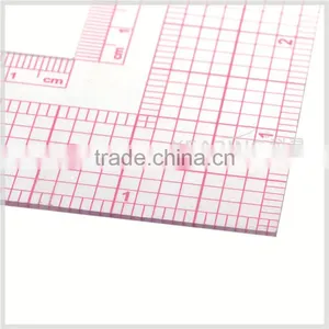Kearing High Quality L Shaped Ruler 8'' & 16cm Durable for Fashion Design Plastic Rulers # 5808 thumbnail-3