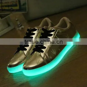 High Quality Fashion Fluorescence Casual Shoes Sample for Men, Adults Fluorescence Skateboard Shoes Casual for Male From China thumbnail-1