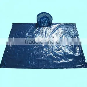 PE Waterproof Rain Poncho With Logo thumbnail-1
