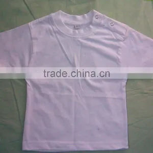 Children T-shirts Short Sleeve Cotton Plain T-shirt thumbnail-1