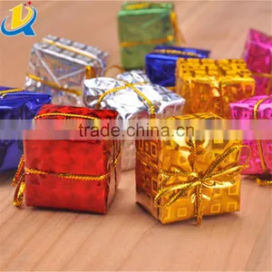 Newest Design Best Quality Colorful Square Christmas Small Gift Ornament thumbnail-3