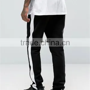 Men Sportswear Apparel Taper Waistband Gym Jogger Pants Wholesale Sweatpants Mens Joggers With Stripe thumbnail-2
