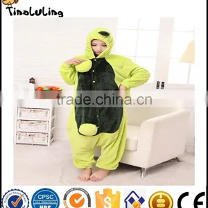 2017 New Flannel Pea Piece Pajamas Wholesale Cheap Flannel Pajamas thumbnail-5