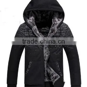 2016 New China Wholesale Fashion Hot Sale Good Quality Low Price Warmth Zipper Hoody thumbnail-4