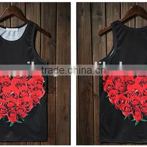 2014 Oem Sublimation Printed Men's Running Singlet Fcustom Design Actory thumbnail-1