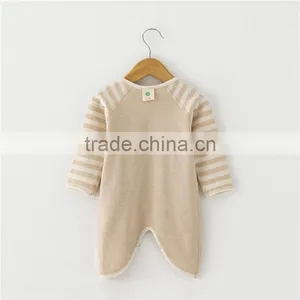 100% Organic Cotton Baby Girls Boys Romper Wholesale Baby Clothing Organic Onesie Baby thumbnail-2