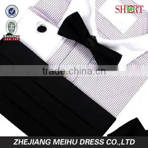 Mens Tuxedo Shirt Wedding Dresses With Bow-tie and Cufflinks thumbnail-1