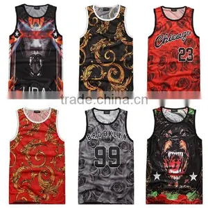 Men Overprint Dri Fit Custom Mesh Tank Top Wear thumbnail-1