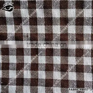 8x8mm Checker Design Cotton Fabric Gingham Check Pure Cotton Fabric Yarn Dyed Fabric thumbnail-1