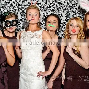 50pcs Party Photo Booth Props Moustache on A Stick Weddings Christmas Birthday Party thumbnail-3
