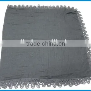 Latest New Design Beautiful Lace Fashion Lady Scarf thumbnail-3