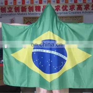 Brazil Sport Fan Club Body Cape Flag thumbnail-3