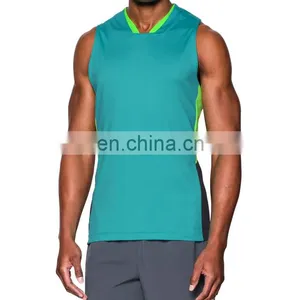Manufactury Gym Singlets Mens Tank Tops Stringer Bodybuilding and Fitness Men's GYM Tank Top Sports Clothes thumbnail-1